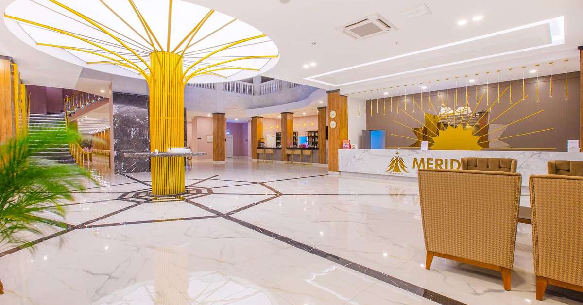 Een foto van het interieur van Mira Meridia Beach Hotel