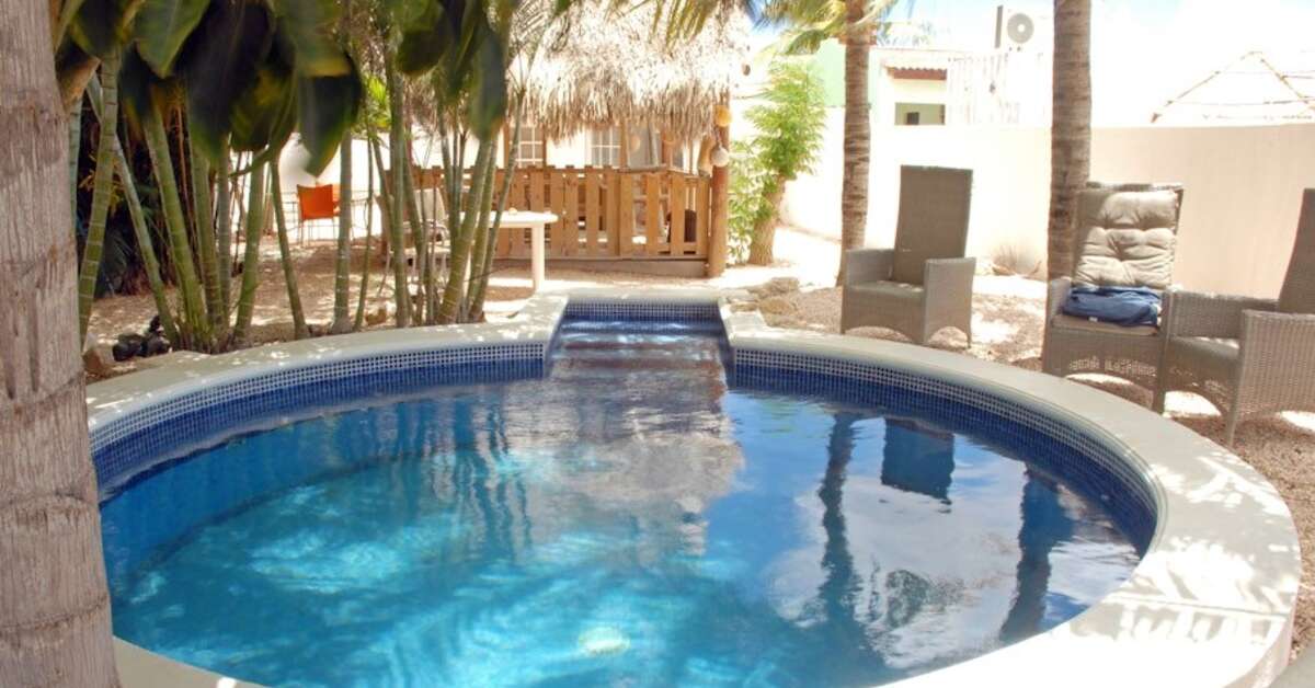 Een foto van het zwembad bij BnB Bonaire