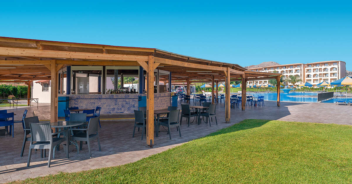 Een foto van de faciliteiten bij Myrina Beach Hotel