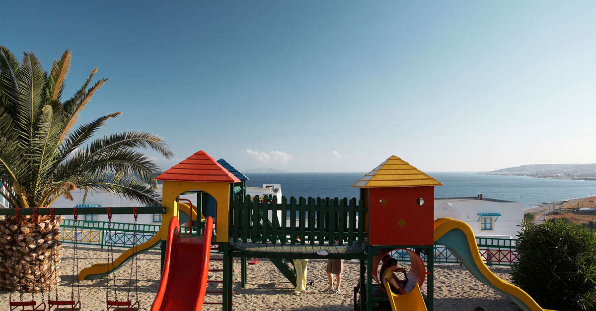 Een foto van de faciliteiten bij Mitsis Family Village Beach Hotel