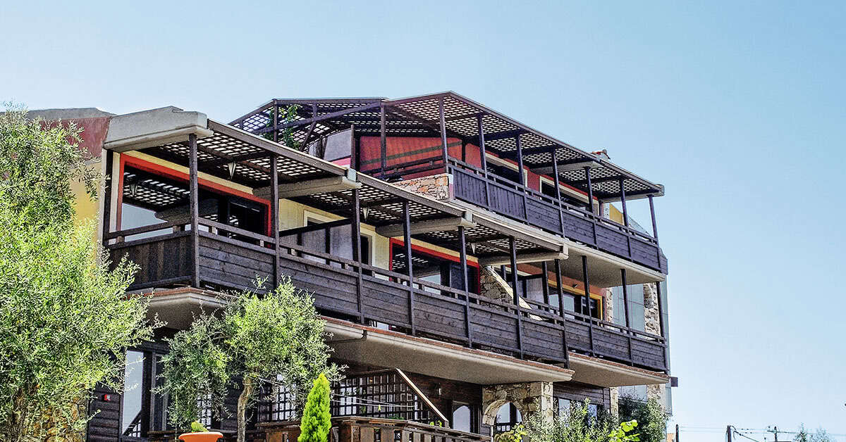 Een foto van de buitenkant van Kallisti Hotel