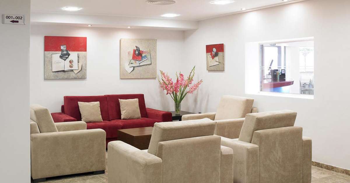 Een foto van het interieur van Hotel Mediterranean Bay