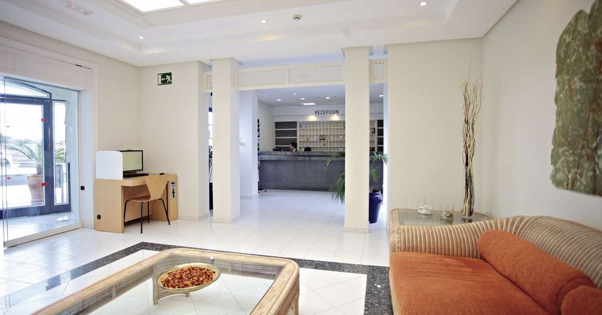Een foto van het interieur van Sandos Atlantic Gardens