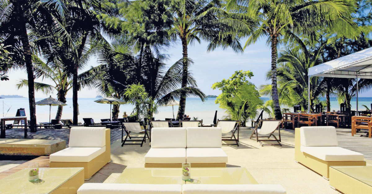Ein Foto von der Terrasse im Centara Koh Chang Tropicana Resort