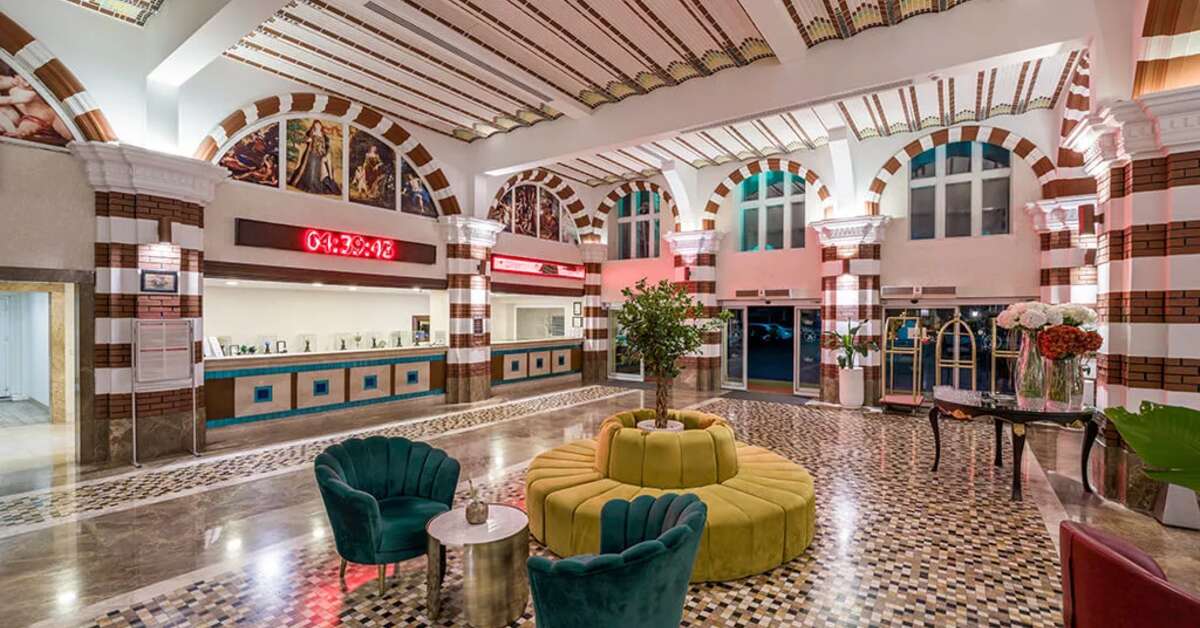 Een foto van het interieur van Orange County Kemer Resort Hotel