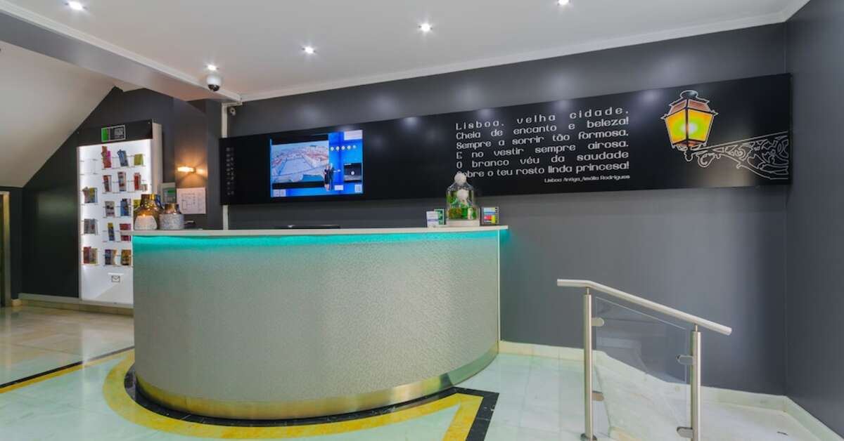 Een foto van het interieur van Avenida Park Hotel