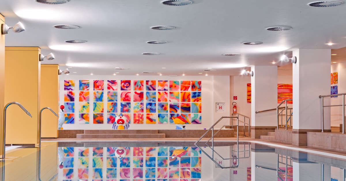 Een foto van de faciliteiten bij Hotel Aurora