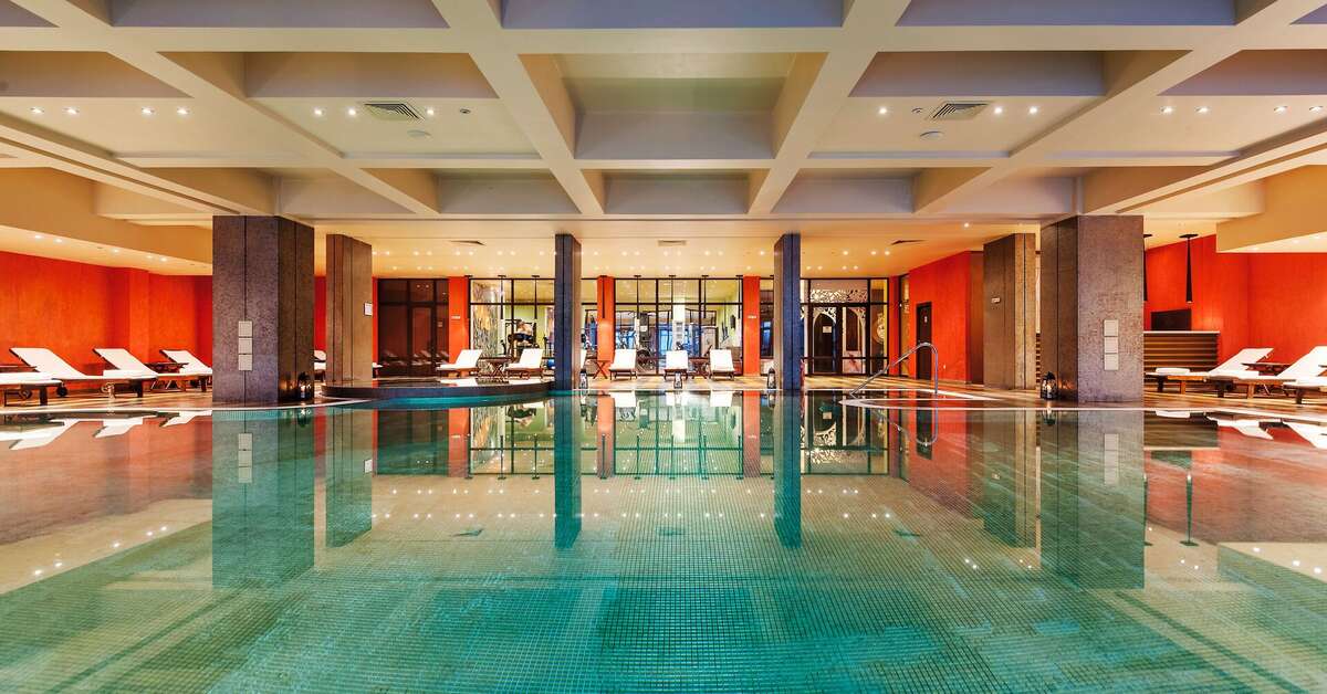 Ein Foto vom Pool im Barcelo Royal Beach
