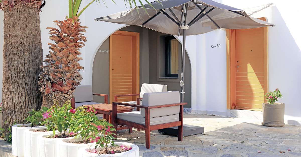 Een foto van het terras bij Senses Hotel Bodrum