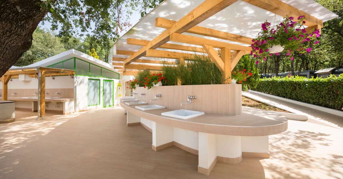 Een foto van de faciliteiten bij Aminess Planet Camping Holidays Homes & Resort Maravea