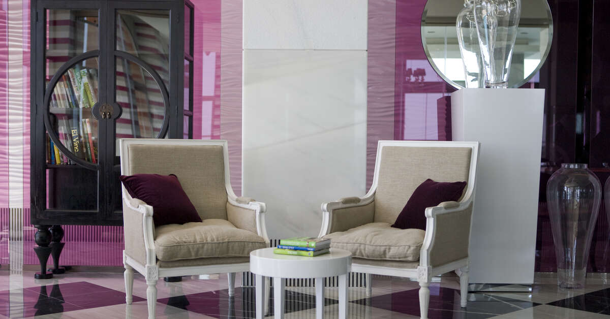 Een foto van het interieur van Hydros Hotel & Spa