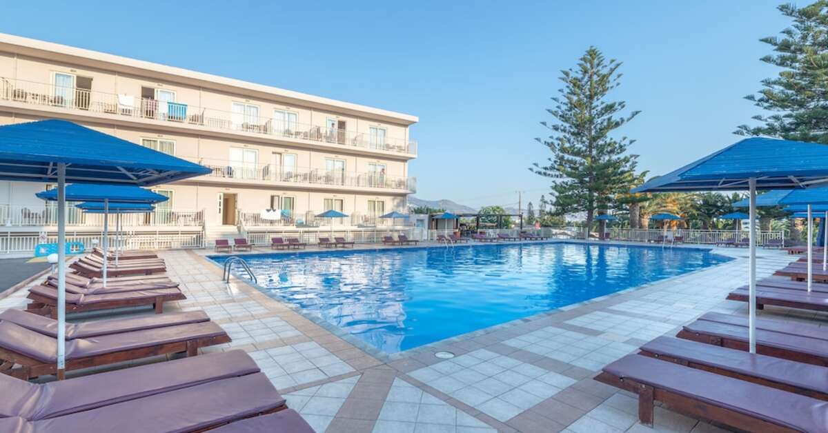 Een foto van het zwembad bij Hotel Marilena