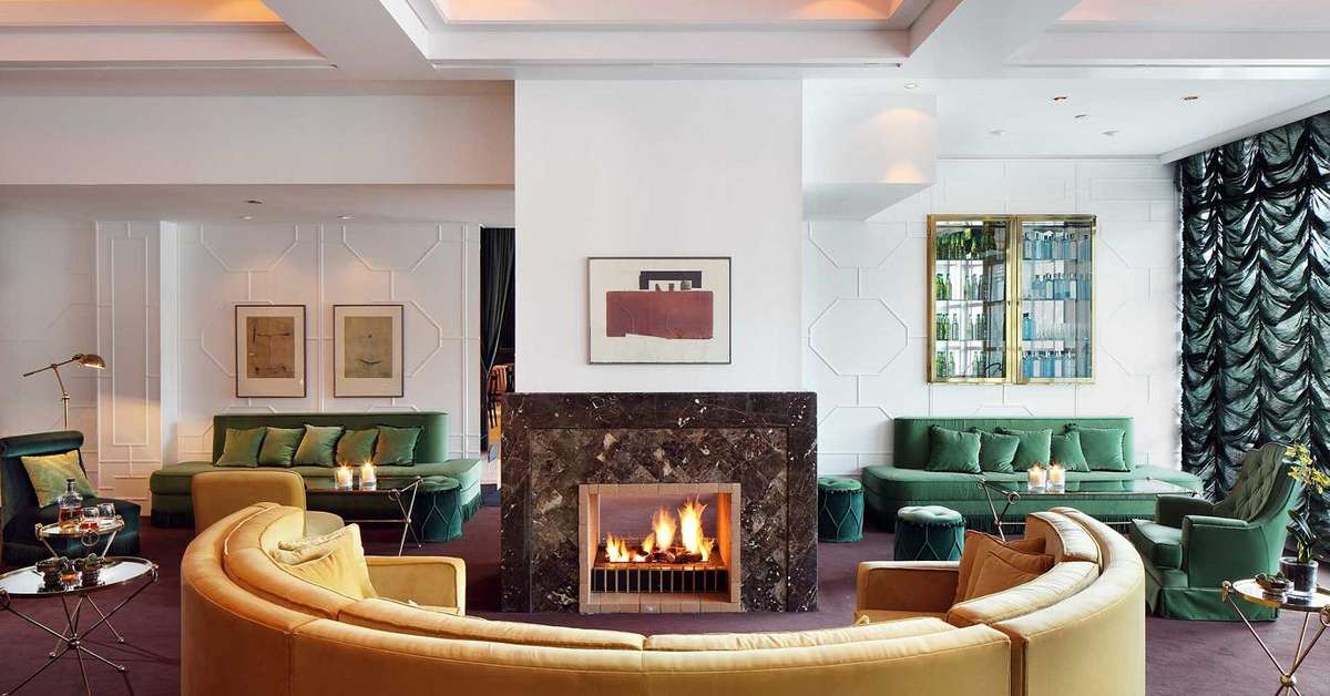 Een foto van het interieur van Hotel Arts Barcelona