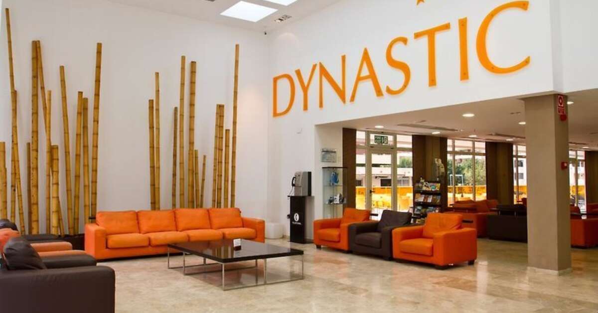 Een foto van het interieur van Hotel Dynastic
