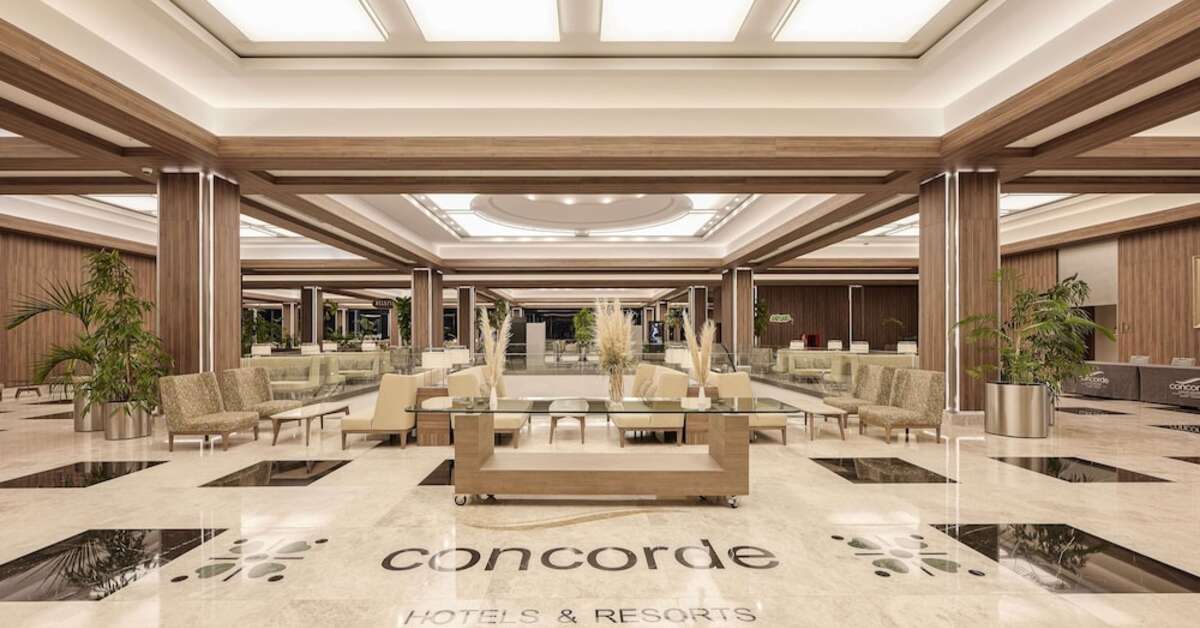 Een foto van het interieur van Concorde Luxury Resort