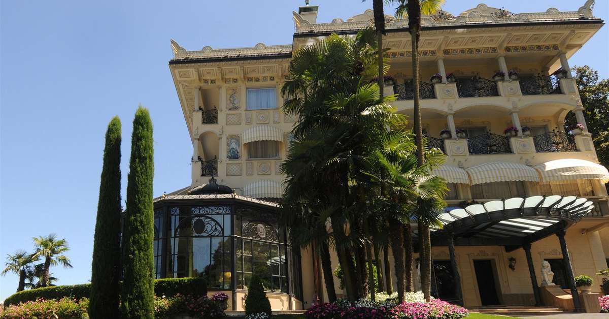Een foto van de buitenkant van Villa & Palazzo Aminta