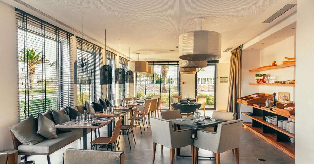 Een foto van de faciliteiten bij Lagos Avenida Hotel