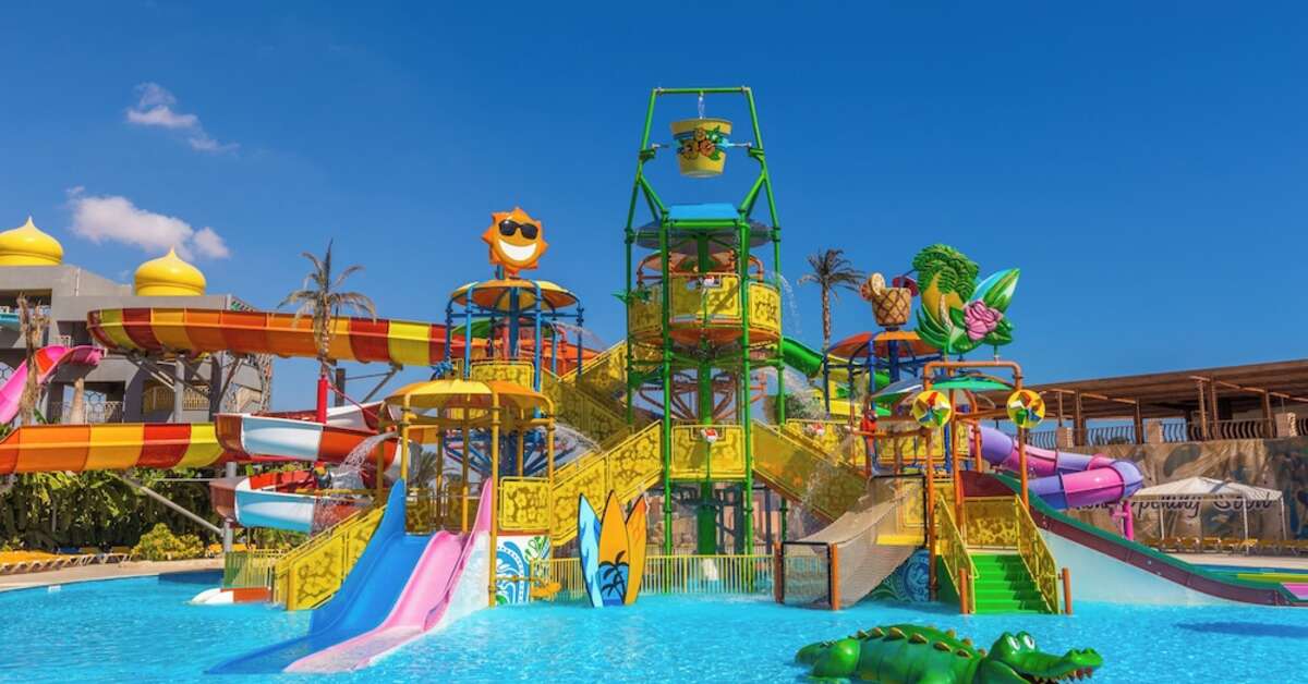 Een foto van het zwembad bij Ali Baba Palace Resort