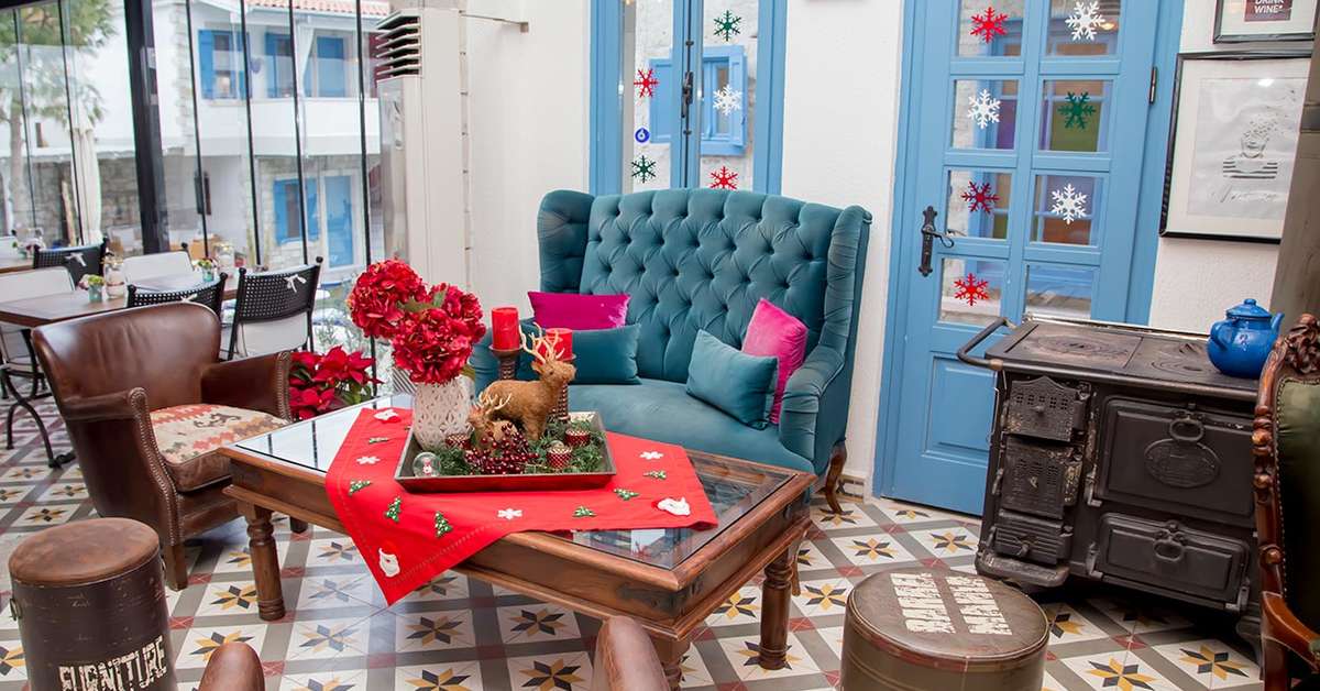 Een foto van het interieur van Viento Hotel Alacati