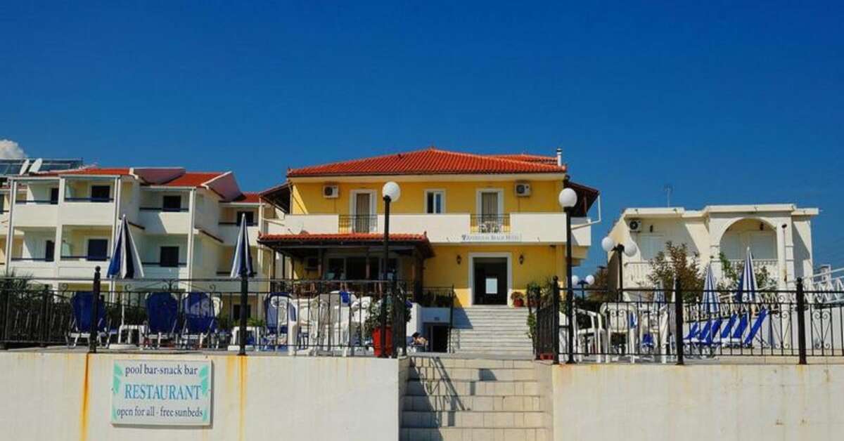 Een foto van een overzicht van Andreolas Beach Hotel