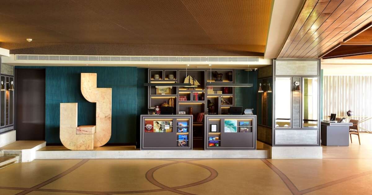 Een foto van het interieur van Pestana Alvor Praia