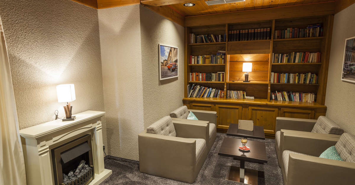 Een foto van het interieur van Hotel St. Georg