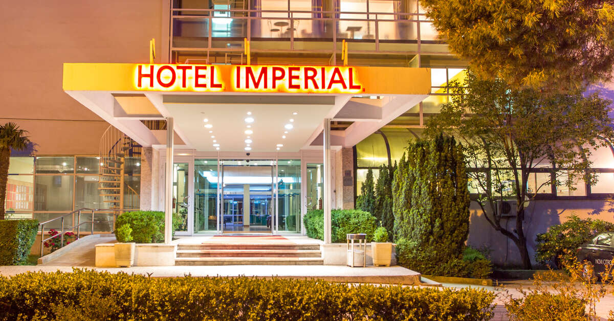 Een foto van de buitenkant van Imperial Park Hotel