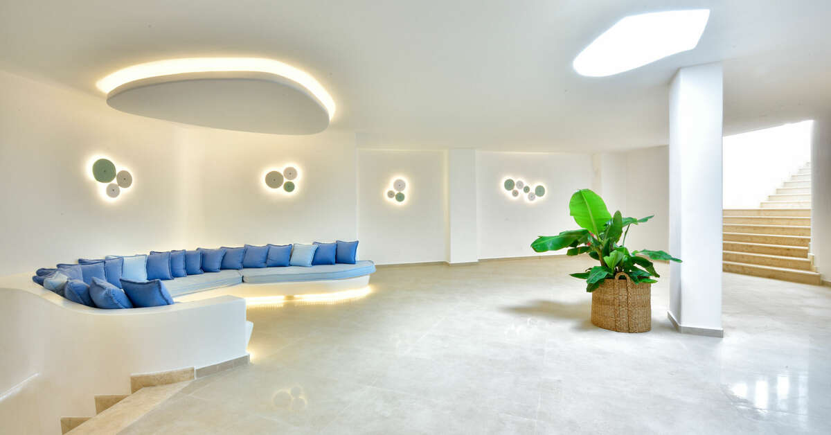 Een foto van het interieur van Anax Resort & Spa