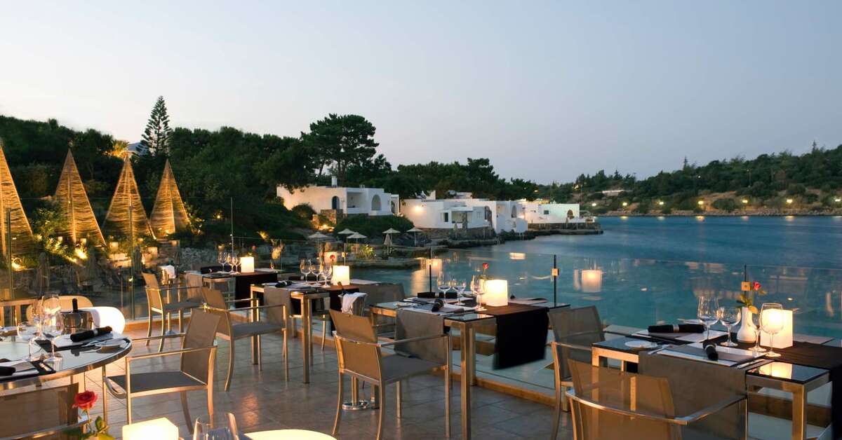 Een foto van de faciliteiten bij Minos Beach Art Hotel