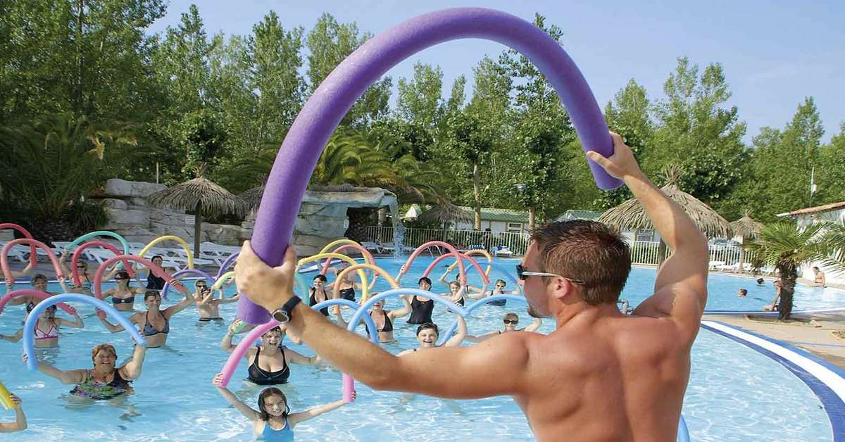 Een foto van het zwembad bij Camping Blue Bayou