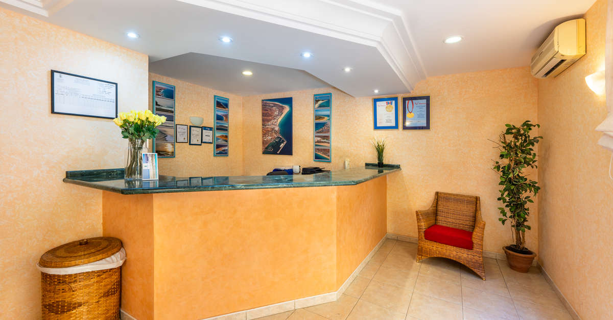 Een foto van het interieur van Appartementen Livvo Punta Marina