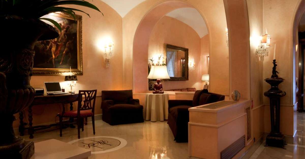 Ein Foto vom Innenbereich im Hotel Marcella Royal