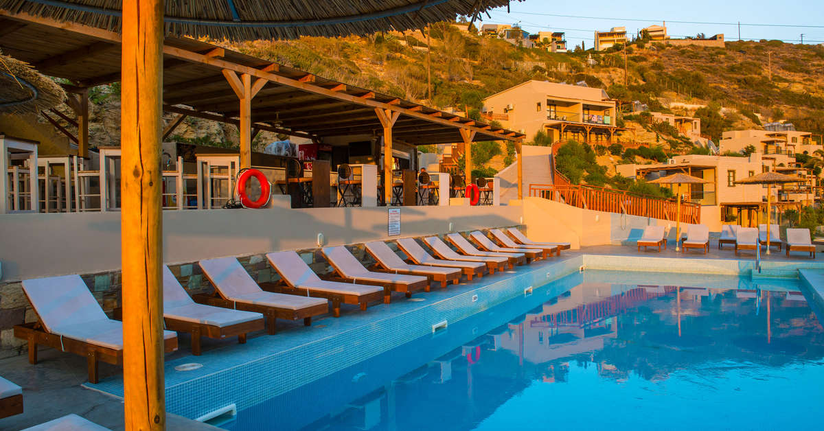 Een foto van het zwembad bij Lygaria Beach Hotel