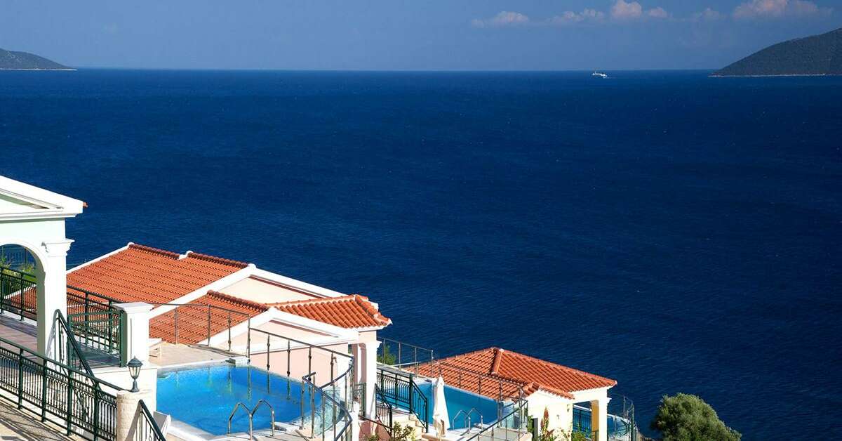 Een foto van het zwembad bij Hotel Kefalonia Bay Palace