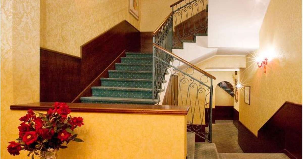Een foto van het interieur van Hotel Amadeus