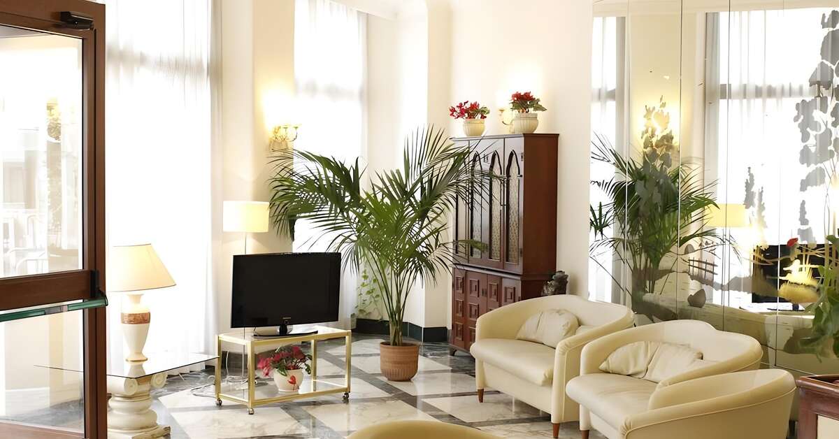 Een foto van het interieur van GH Hotel San Giusto