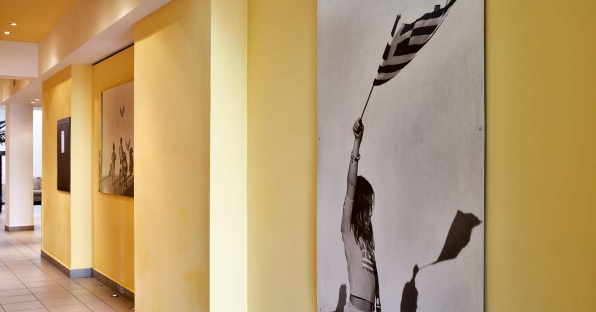 Een foto van het interieur van Arion Athens Hotel