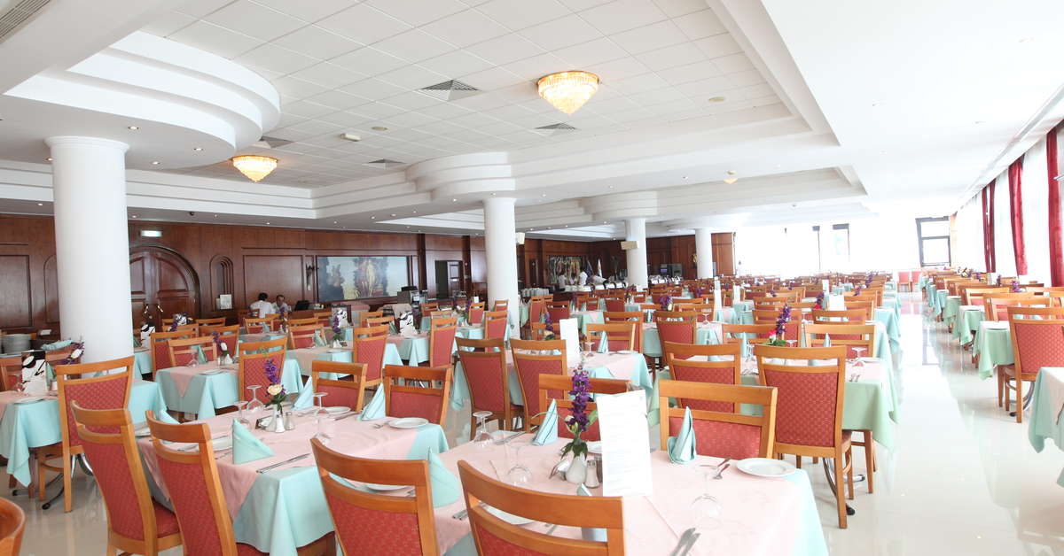 Ein Foto von den Einrichtungen im Hotel & Apartments Anastasia Beach