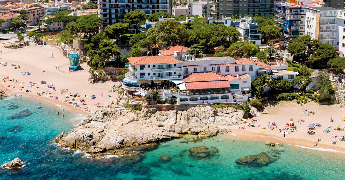 Een foto van de buitenkant van Hotel Costa Brava