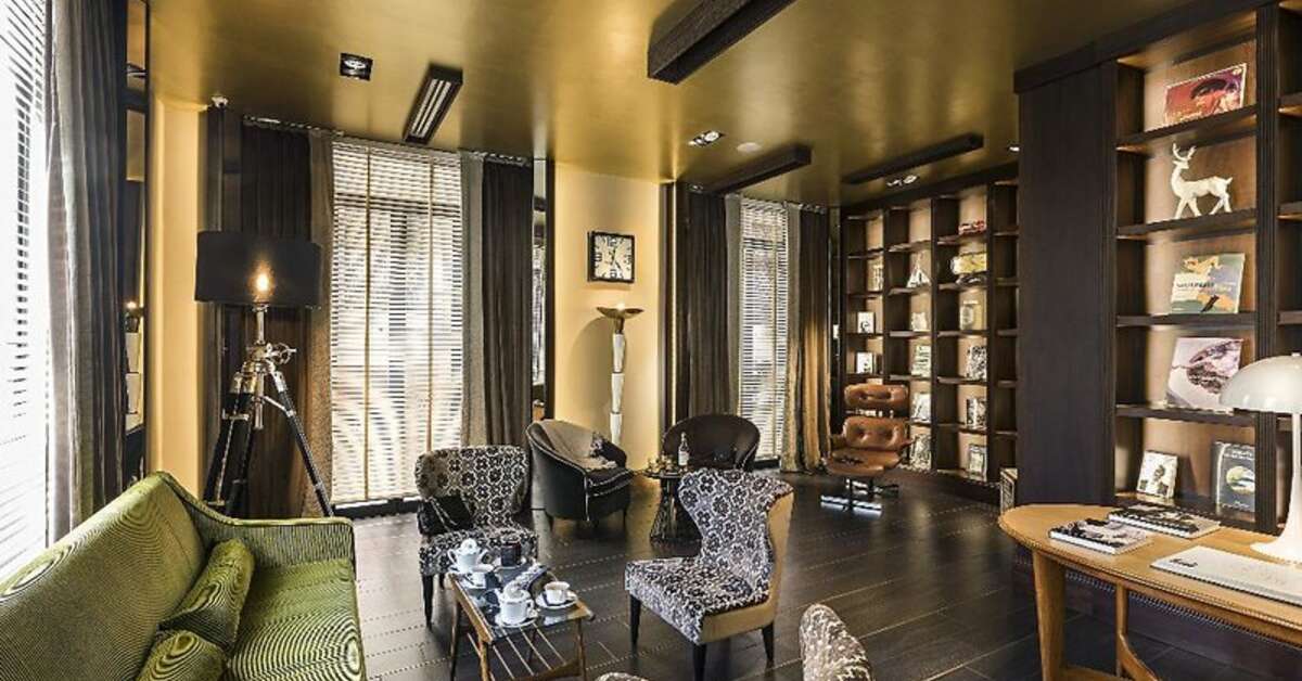 Een foto van het interieur van Palazzo Navona Hotel
