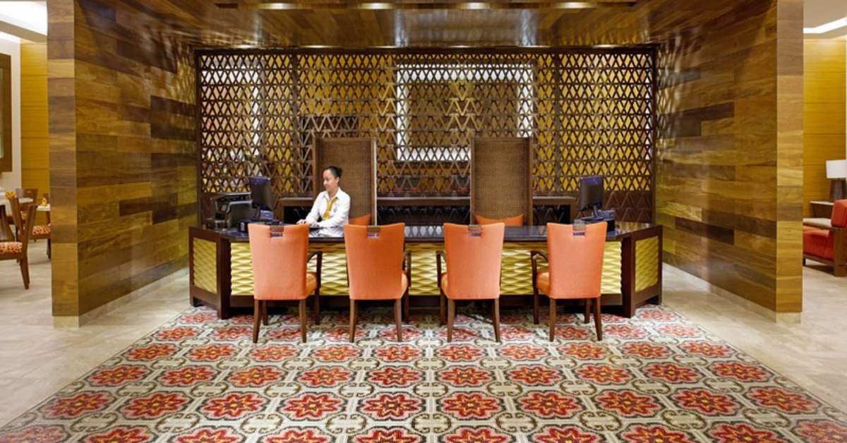 Een foto van het interieur van Barcelo Maya Grand Resort