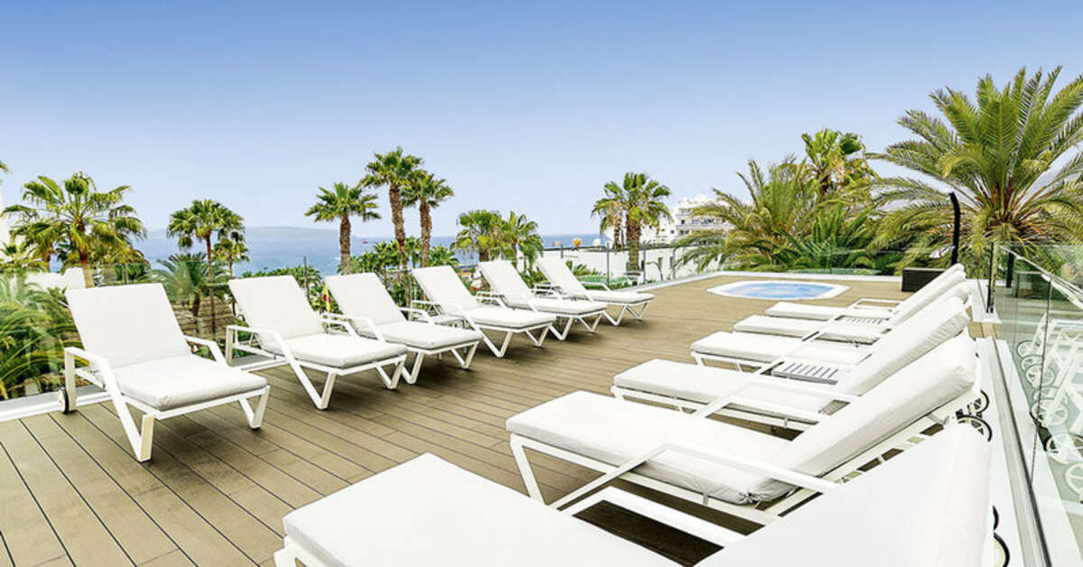 Een foto van de faciliteiten bij Allsun Hotel Los Hibiscos