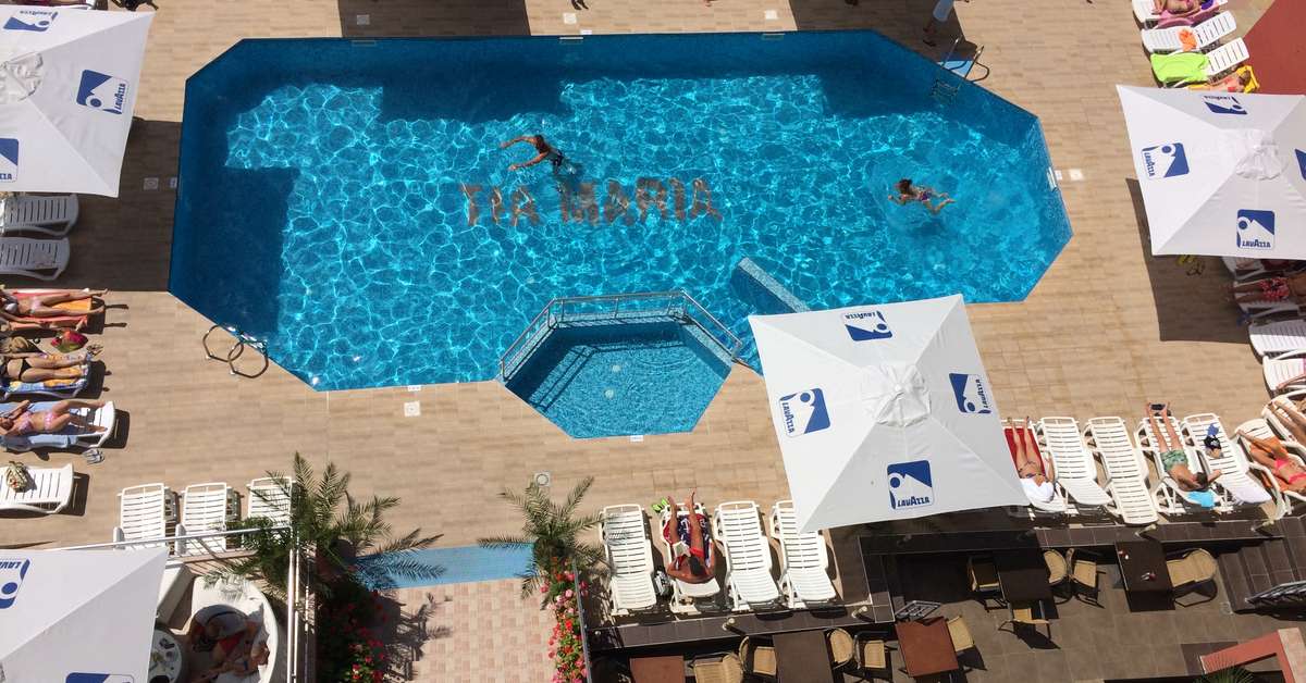 Ein Foto vom Pool im Hotel Tia Maria