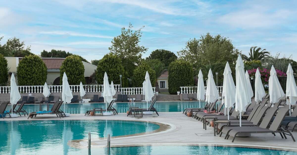 Een foto van het zwembad bij Anadolu Hotels Didim Club