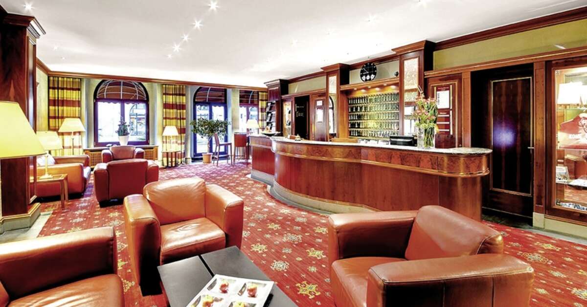 Een foto van het interieur van Hotel Halm Konstanz