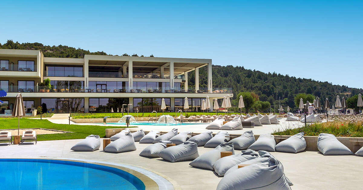 Een foto van het zwembad bij Ammoa Luxury Hotel & Spa Resort