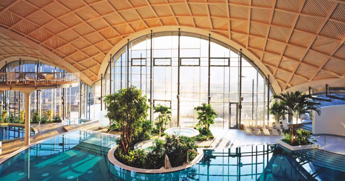 Een foto van het zwembad bij Hotel an der Therme Bad Sulza