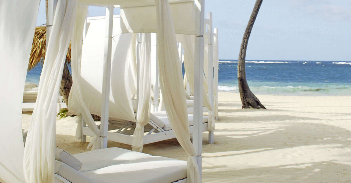 Ein Foto vom Strand beim Occidental Grand Punta Cana Resort