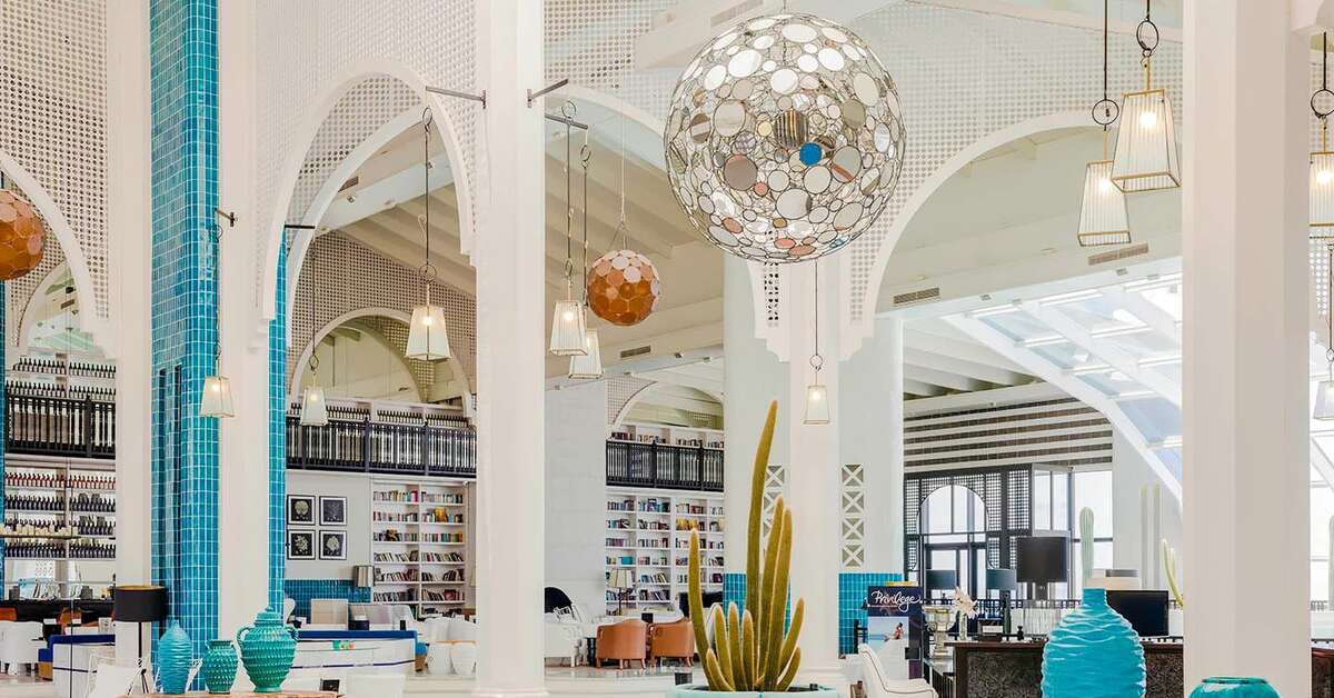 Een foto van het interieur van H10 Timanfaya Palace