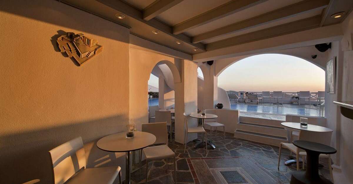 Ein Foto von der Terrasse im Regina Mare